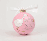 It's a Girl Cute as a Button Ornament