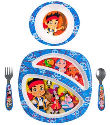 The First Years Disney Jake and The Never Land Pirates 4 Piece Dinnerware Set