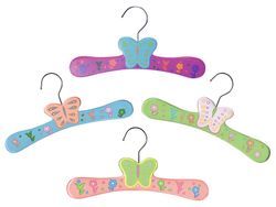 Kidorable Butterflies Kids Clothes Hangers