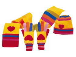 Kidorable Hearts Kids Knitwear  Hat & Scarf Set or Gloves