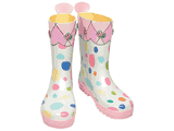 Kidorable Madonna's The English Roses Polka Dots Kids Rain Boots