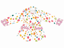 Kidorable Madonna's The English Roses Polka Dots Kids Raincoat