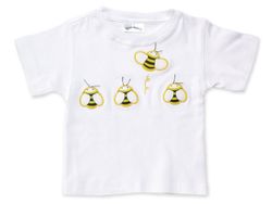Kidorable The Bee Kids Embroidered T-Shirt