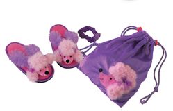 Kids Bestever Lola Frou Frou Flip Flop Poodle Slippers