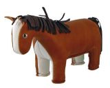 Kids Brown Horse Faux Leather Paperweight or Bookend