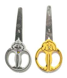 Kids Cat or Dog Scissors by Sassafras