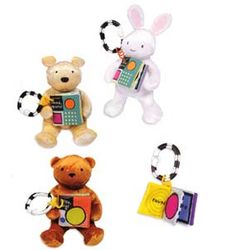 Kids Preferred AB Book Buddy - Bunny, Bear, Puppy