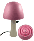 Kids Rosie Flower Lamp by Streamline