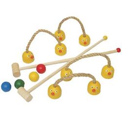 Kids Sassafras Duck Croquet Set