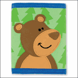 Kids Stephen Joseph Brown Bear Wallet