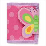 Kids Stephen Joseph Butterfly Wallet