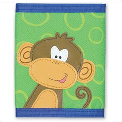 Kids Stephen Joseph Monkey Wallet