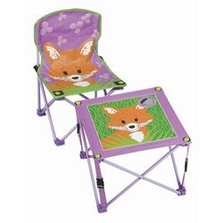 Kit the Fox Kids Camping Chair & Table Set