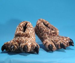 Adult/Youth/Children Leopard Claw Animal Slippers