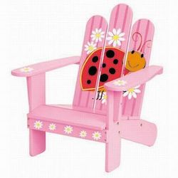 Lily Ladybug Kids Adirondack Chair