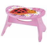 Lily the Ladybug Kids Wooden Stool