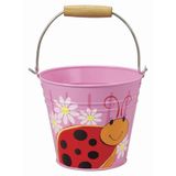 Lily the Ladybug Metal Bucket