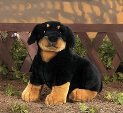 Lou Rankin Ethan Rottweiler Plush Dog by Encore