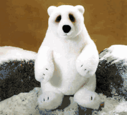 Lou Rankin Fairbanks Polar Bear Plush by Encore