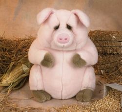 Lou Rankin Hector Pig Plush Animal by Encore