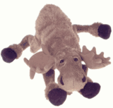 Magillicuddly Plush Moose by Big Sky Carvers
