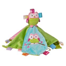 Mary Meyer Baby Taggies Character Oodles Owl Blankie