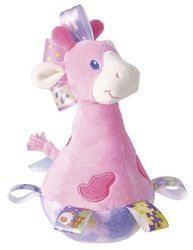 Mary Meyer Baby Taggies Chime Giraffe - Pink 