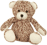 Mini Sock Teddy Bear by Sock Monkey