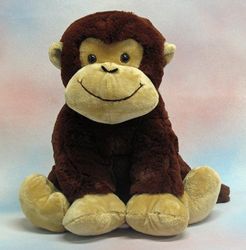 Monkey 15" Sitting Plush Animal