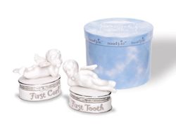 Mud Pie Angel Babe' First Tooth/Curl Set