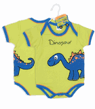 Mud Pie Baby Animal Crackers Dino Onesie 0-6 months