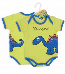 Mud Pie Baby Animal Crackers Dino Onesie 0-6 months
