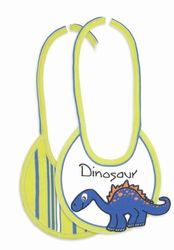 Mud Pie Baby Animal Crackers Dinosaur Bib