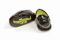 Mud Pie Baby Animal Crackers Gator Loafers