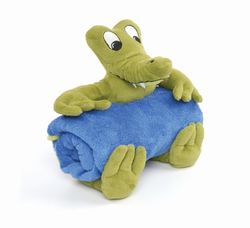 Mud Pie Baby Animal Crackers Gator Play Blanket