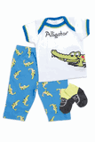 Mud Pie Baby Animal Crackers Gator Playset with Socks