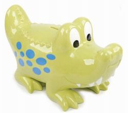 Mud Pie Baby Animal Crackers Giant Gator Bank