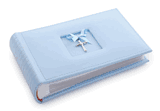 Mud Pie Baby Classic Keepsakes Blue Cross Album