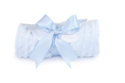 Mud Pie Baby Classic Keepsakes Blue Receiving Blanket