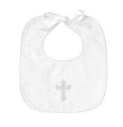 Mud Pie Baby Classic Keepsakes Boy's Cross Bib