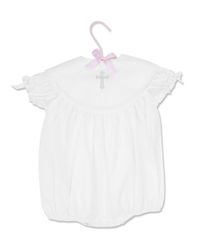 Mud Pie Baby Classic Keepsakes Cross Baby Girl Cotton Bubble