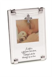 Mud Pie Baby Classic Keepsakes God's Gift Baptism Clip Frame