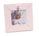 Mud Pie Baby Classic Keepsakes Pink Cross Charm Frame