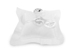Mud Pie Baby Classic Keepsakes Silverplate Cross Rattle With Pillow-White  