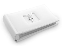 Mud Pie Baby Classic Keepsakes White Cross Album  