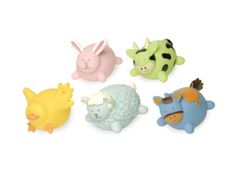 Mud Pie Baby EiEiO Animal Bath Squirt Set