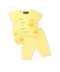 Mud Pie Baby EiEiO Duck Clothing Set