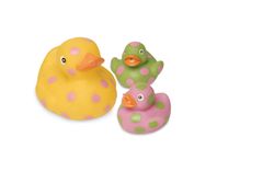 Mud Pie Baby EiEiO Girls Light Up Duckie Bath Set
