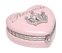 Mud Pie Baby If the Tiara Fits Jeweled Crown Treasure Box