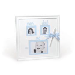Mud Pie Baby Little Prince Autograph Frame w/Silver Pen